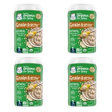 거버 2단계 오트밀 시리얼 바나나 227g 4개