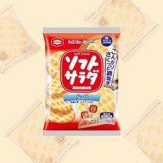 카메다 소프트사라다 일본 쌀과자, 155g, 2개