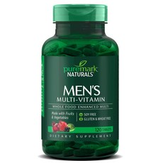 Puremark Naturals Men's 綜合維他命錠, 1個, 120錠
