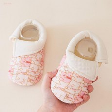 嬰兒學步鞋 冬季加絨加厚 新生兒寶寶防滑軟底室內保暖地板襪