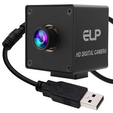 ELP ELP 4K USB 카메라 초소형 웹캠 3.6mm 렌즈 90도 광각 IMX317
