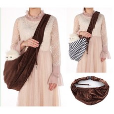 애완동물 외출 크로스 애완동물 가방 휴대용 조절 어깨끈 양면 등 애완동물 고양이 개 가방, 커피색, 1개