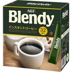 AGF Blendy 經典無糖黑咖啡 隨身包 32入, 1個