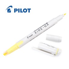 파이롯트 키레나 트윈팁 형광펜, 옐로우, 5개 (키레나 Basic)