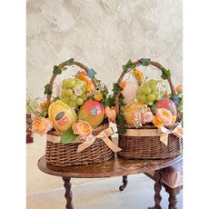 꽃과일바구니 상견례 첫인사선물 출산선물, 로얄바구니, 1개