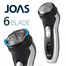 조아스298 충전식 전기면도기 강력회전식 6날, ★상품만족해요!!, 상세페이지 참조