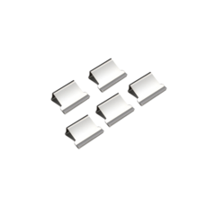 金屬索引標籤夾，文件分類整理，辦公室用品，易於安裝，堅固耐用, 補充夾子10入, 1個