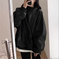 류룡 여성용 방수 후드 봄가을 아우터 아웃도어 바람막이 자켓