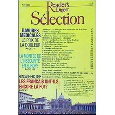 [중고] Reader's Digest Selection Avril 1994 | 리더스 다이제스트 셀렉숑 (프랑스서적) | 편집부 | Reader's Digest | 1994년