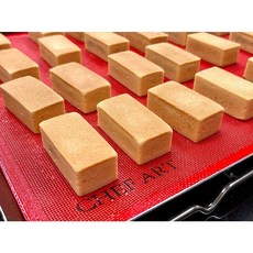 CHEF ART 多功能矽膠烤墊 矽膠烤墊 烤盤, 1個, 小張 385 * 285 mm