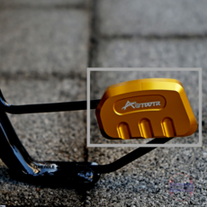 26년 PCX125 사이드스탠드 서포터(날개) 2025-2026 바이크튜닝 보조발판, 골드, 1개