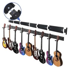 벽걸이 기타거치대 조립형 홀더 랙 전시 진열 스탠드, 1개, 상세페이지 참고