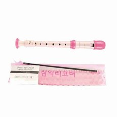 리코더 분홍 저먼식 초등학교악기