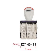 1020 트로닷 날짜도장 가로 3센티 마지막 연도 2027
