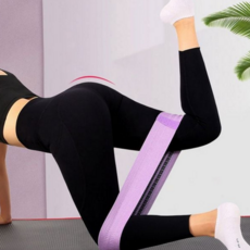 스쿼트 힙업 밴드 고탄성 피트니스 휴대용 운동 저항 밴드 라텍스 홈트 운동용 폼롤러, 호피밴드 오렌지M