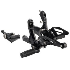 BMW S 1000 RR M 1000 RR CNC腳踏後移組 提升操控靈敏度與騎乘舒適度, 黑色