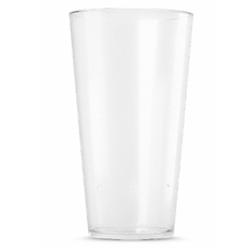 국산 트라이탄 투명 V형컵 (32온스/960ml) /깨지지않는 음료컵 카페 매장, 1개