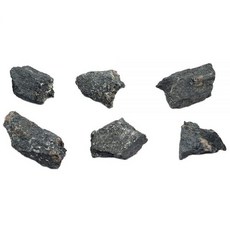 EISCO 6PK Raw HornBLEND 블렌드e Amphibole 미네랄 표본 - 약 2.5cm1인치 지질학자 선택 및 수작업 처리 과학 교실에 적합 수업 팩 215460, 6
