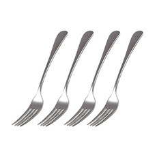 빈티지스텐 카페 디저트 디너 커트러리, 4개, 사이드 포크