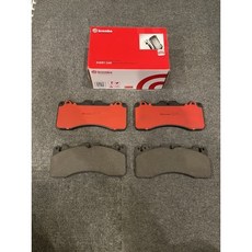 BREMBO 來令片 RCF GSF LEXUS 5.0 V8 前後煞車皮 碟盤 RC-F LS460 F六活塞版, 1個, 後來令（陶瓷版）