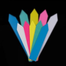 화분이름표 꽂이 식물 네임텍 팻말 라벨 소 100p, 05_Sein_일자이름표(흰색/100개)