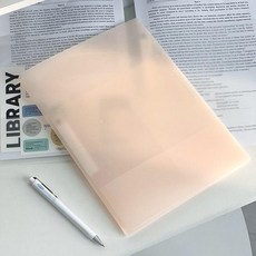 旋轉抽拉桿文件夾 學生專用側開式透明插頁檔案資料收納, 1個, 分類夾收納翻倍奶杏黃1衹裝