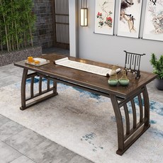 서예 작업대 가정용 컴퓨터 긴 넓은 서재 임원 학습, A. 1.8m싱글 테이블 180x80x75, 아니요
