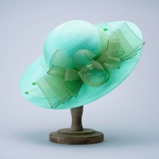 LOVEFIA精選 平葉手工捏花婚紗帽 英倫風皇家女王帽