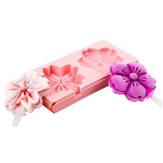 (烘焙廚房)三能 UNOPAN 屋諾 雪糕模 冰棒模, 1個, UN23012--2連櫻花