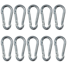 천끝 카라비너 스텐 고급 강철합금, 10개
