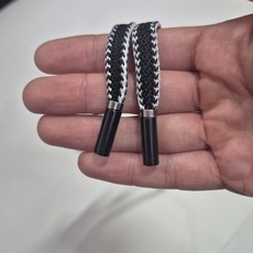 트레이닝복 스트링 후드티 츄리닝 허리끈 밴드 의류부자재 악세서리, 1개, 옵션10 은검(납작검흰띠줄)