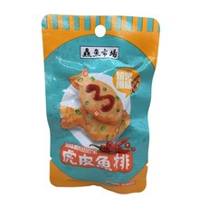 鱻魚市場 虎皮魚排 燒烤味 10入組, 10個, 23g
