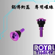 ROYAL 鈦合金傳動蓋螺絲 勁戰1-5代 專用 皇家紫, 1個