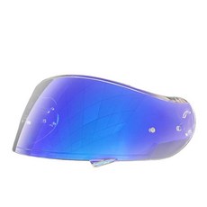 ZQIYDYP Neotec 2 헬멧 바이저 교체품 CNS-3 렌즈 UV 보호 페이스 쉴드 SHOEI Neotec2와 호환 (투명), Revo 클리어 블루 - 낮과 밤 사용