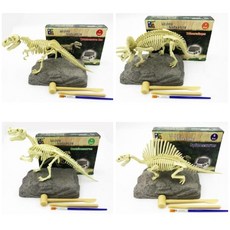 신기한 과학놀이 공룡 화석 발굴 키트 중 준비물 과학재료 실험 방과후학습, 티라노사우루스, 티라노사우루스