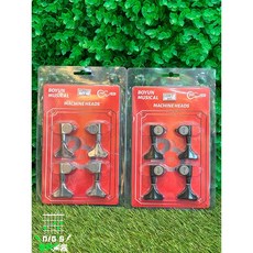 夢成音樂中心 boyun 貝斯弦鈕，優質金屬打造，音準穩定，安裝簡便, 1個, 黑色