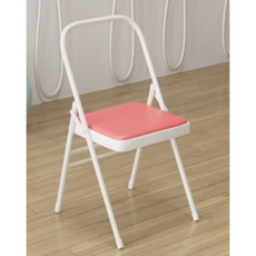 요가의자 필라테스 체어 접이식, 핑크(2중빔)