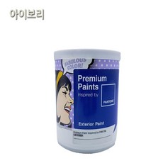팬톤 멀티 수성페인트 무광 아이보리 1L 벽페인트 시멘트벽페인트, 아이보리12-5202