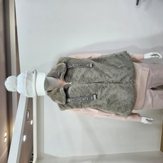 [24년 이월 특가] 동아강북올포유 시즌오프 80%세일 가을/겨울 여성/여자 스포츠 캐주얼 멋스러운 레터링니트 부클 오리털다운조끼ALVENA211