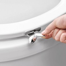변기 위생고리 리프터 변기커버 손잡이 홀더 잎사귀, 로즈골드