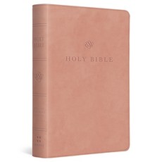 (영문도서)ESV Large Print Compact Bible Red Letter (Trutone Blush Rose) Imitation Leather, Crossway, English, 9798874903015