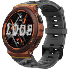 Amazfit 아웃도어 스마트워치 10ATM 방수 (슬램덩크 오렌지 아마즈핏 액티브 엣지), Amazfit Active Edge, 슬램덩크 오렌지 (무광)