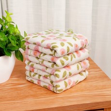 올키친 초극세사 강력 물흡수 요술행주 핑크 플라워, 10개