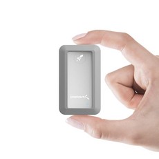 Sabrent 로켓 나노 외장 SSD 1TB USB 3.2 10Gb/s 견고한 알루미늄 방수 그레이 범퍼 가드 포함(SB-1TB-NAWP), 회색