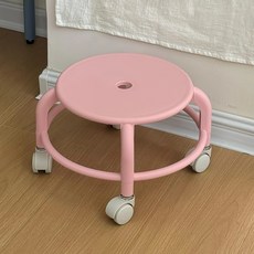 滑輪凳矮凳家用換鞋小凳子帶娃移動小凳子兒童學步凳批發, 如圖