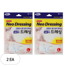 네오 드레싱 멸균거즈밴드 백색, 4개입, 2개