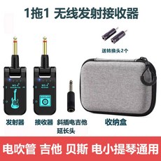 2 4G 무선 기타 시스템 송신기 관악기 충전식 세트 일렉트릭, 1개