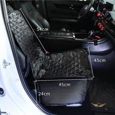 飛耀 車用寵物墊 汽車座椅墊 貓狗汽座 貓窩狗窩 防污防潑水, 副駕寵物墊(立體)-黑色, 1個