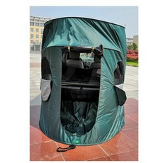차박도킹텐트 야외캠핑 방수 가족텐트, 4-창문이 있는