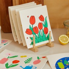 스웨덴 헴마 오가닉 셀룰로오스 주방 행주 빨아쓰는 면 키친크로스 레귤러사이즈, 1개, 1개입